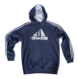 Vintage Navy Adidas Hoodie